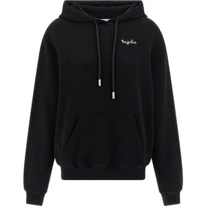 Off White, Dames, Sweatshirts & Hoodies, Zwart, Maat: XS Katoen,