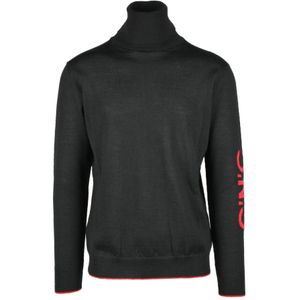 Costume National, Heren, Truien, Zwart, Maat: XL Kasjmier,