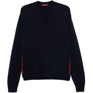 Gucci, Heren, Truien, Blauw, Maat: XL Kasjmier,