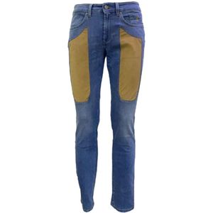 Jeckerson, Heren, Jeans, Blauw, Maat: W30 Katoen,