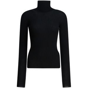 Sportmax, Dames, Truien, Zwart, Maat: M