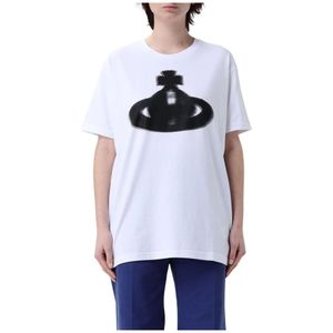 Vivienne Westwood, Dames, Tops, Wit, Maat: M Katoen,