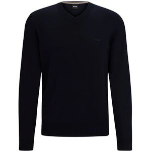 Hugo, Heren, Truien, Blauw, Maat: XL Katoen,