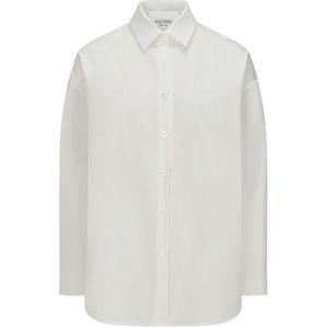 Nicowa - Comawi - Oversized Twill Shirt - Wit