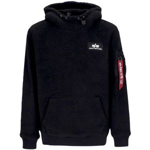 Alpha Industries, Heren, Sweatshirts & Hoodies, Zwart, Maat: S Poliester,