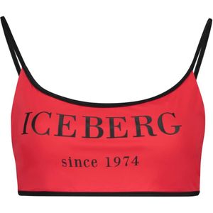 Iceberg, Dames, Badkleding, Rood, Maat: L Polyamide,