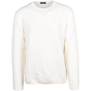 Zanone, Heren, Truien, Wit, Maat: L Wol,