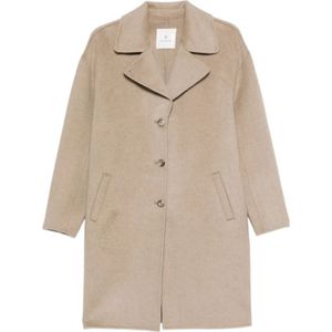 Anine Bing, Dames, Mantels, Beige, Maat: S