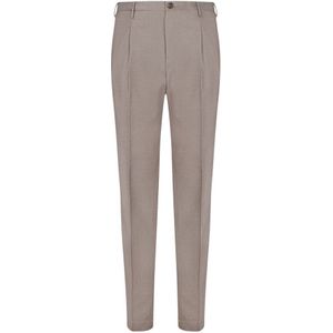 Incotex, Heren, Broeken, Beige, Maat: M Flanel,