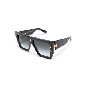 Balmain Stijlvolle zonnebril voor dagelijks gebruik , Black , Dames , Maat: 57 MM
