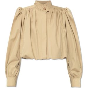 Chloé, Dames, Jassen, Beige, Maat: XS Katoen,