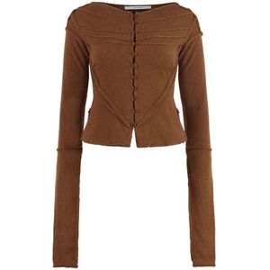 Talia Byre, Dames, Truien, Bruin, Maat: S Wol,