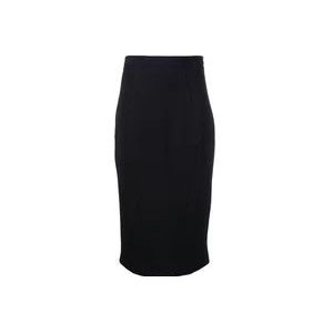 Pinko Crepe Stretch Rokken , Black , Dames , Maat: 2XS