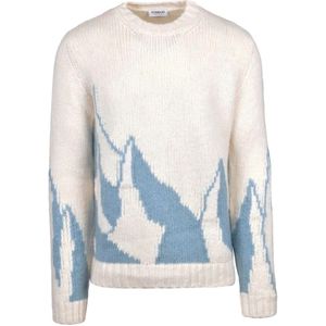 Dondup, Heren, Truien, Beige, Maat: 2XL Wol,