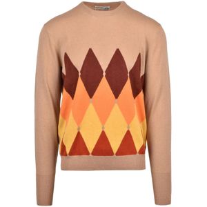 Ballantyne, Heren, Truien, Bruin, Maat: XL Kasjmier,