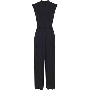 Bruuns Bazaar, Dames, Jumpsuits & Playsuits, Zwart, Maat: S Poliester,