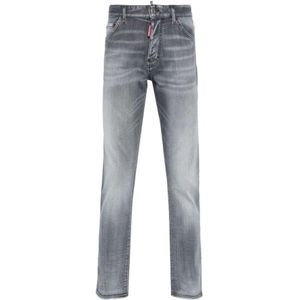 Dsquared2 Versleten Skinny Denim Jeans , Multicolor , Heren , Maat: M