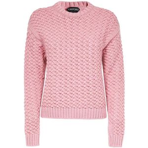 Tom Ford, Dames, Truien, Roze, Maat: XS Wol,