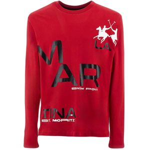 La Martina, Heren, Tops, Rood, Maat: S