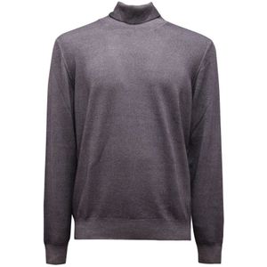 Lardini, Heren, Truien, Grijs, Maat: 2XL Wol,