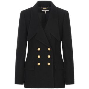 Chloé, Dames, Jassen, Zwart, Maat: M Wol,