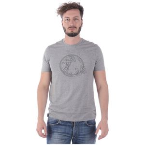 Versace, Heren, Tops, Grijs, Maat: L