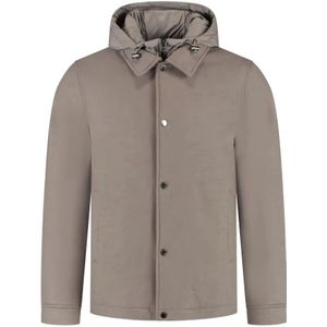 Woolrich, Heren, Jassen, Bruin, Maat: XL Wol,