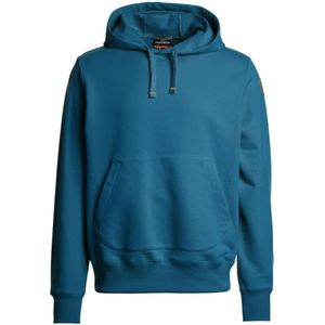 Parajumpers, Heren, Sweatshirts & Hoodies, Blauw, Maat: S Fleece,