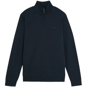 Lyle & Scott, Heren, Sweatshirts & Hoodies, Blauw, Maat: M Katoen,