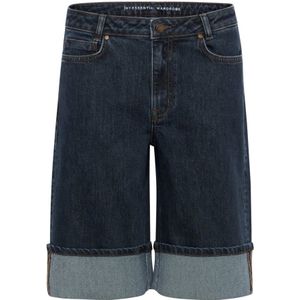 My Essential Wardrobe, Dames, Korte broeken, Blauw, Maat: W24 Denim,