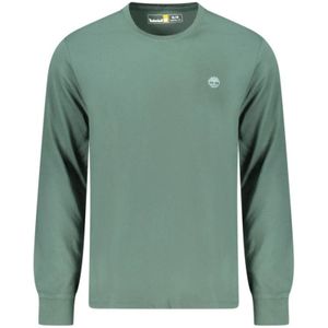 Timberland, Heren, Sweatshirts & Hoodies, Groen, Maat: XL Katoen,