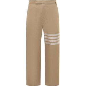 Thom Browne, Heren, Broeken, Bruin, Maat: XL Katoen,