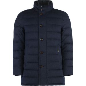 Moorer, Heren, Jassen, Blauw, Maat: XS Kasjmier,