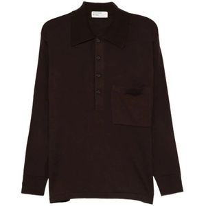 Universal Works, Heren, Truien, Bruin, Maat: XL Wol,