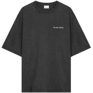 Filling Pieces, Heren, Tops, Zwart, Maat: L Katoen,