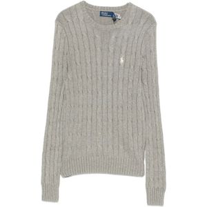 Ralph Lauren, Dames, Truien, Grijs, Maat: M Katoen,