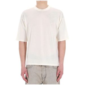 Roberto Collina, Heren, Tops, Wit, Maat: S Katoen,