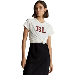 Ralph Lauren, Dames, Tops, Wit, Maat: 2XS Katoen,