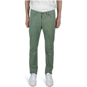 Jeckerson, Heren, Broeken, Groen, Maat: W36 Katoen,