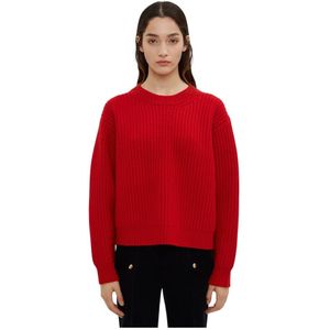 Acne Studios, Dames, Truien, Rood, Maat: XS Wol,