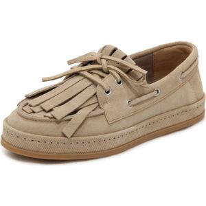Hogan, Dames, Schoenen, Beige, Maat: 36 1/2 EU Suède,