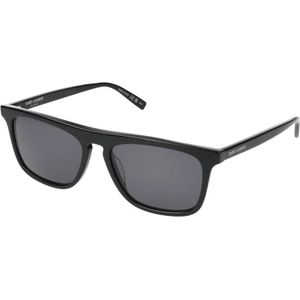 Saint Laurent - SL 586 - Zonnebril - Zwart - 100% UV-bescherming