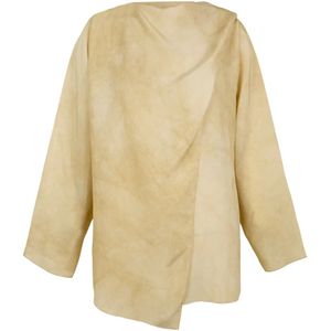 Cortana, Dames, Blouses & Shirts, Beige, Maat: 2XS Zijde,