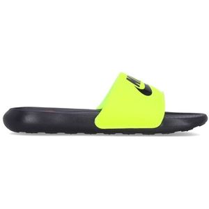 Nike Flexibele Rubberen Slippers Zwart/Zwart/Volt , Green , Heren , Maat: 40 EU