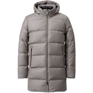 Ubr, Heren, Mantels, Grijs, Maat: L Wol,