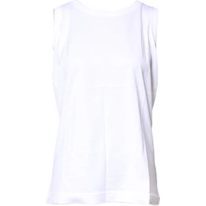 Dolce & Gabbana, Dames, Tops, Wit, Maat: S Katoen,
