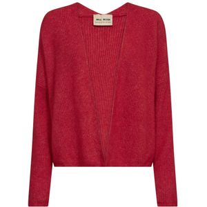 MOS Mosh, Dames, Truien, Rood, Maat: XS Wol,