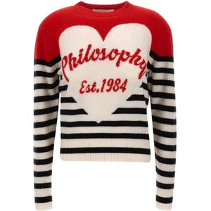 Philosophy di Lorenzo Serafini, Dames, Truien, Veelkleurig, Maat: S Wol,