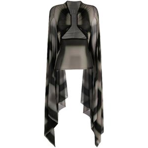 Rick Owens, Dames, Tops, Zwart, Maat: S