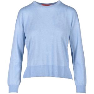 Wild Cashmere, Dames, Truien, Blauw, Maat: S Zijde,